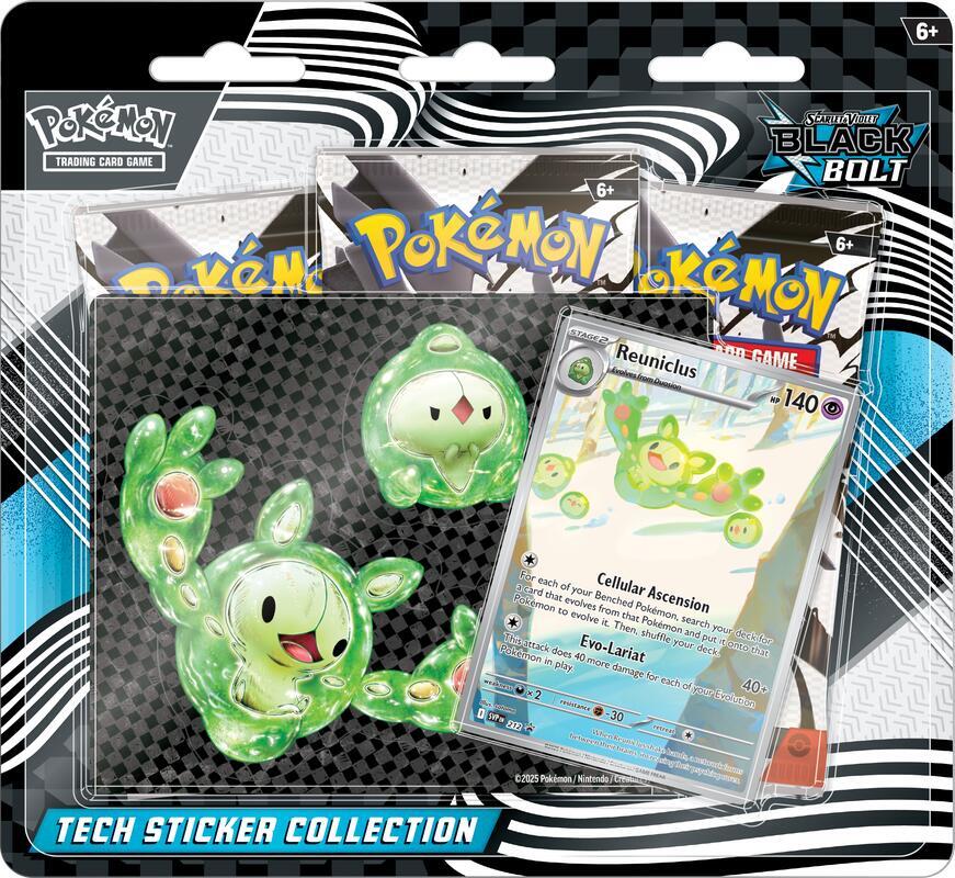 Pokémon TCG: Scarlet & Violet – Black Bolt Tech Sticker Collection