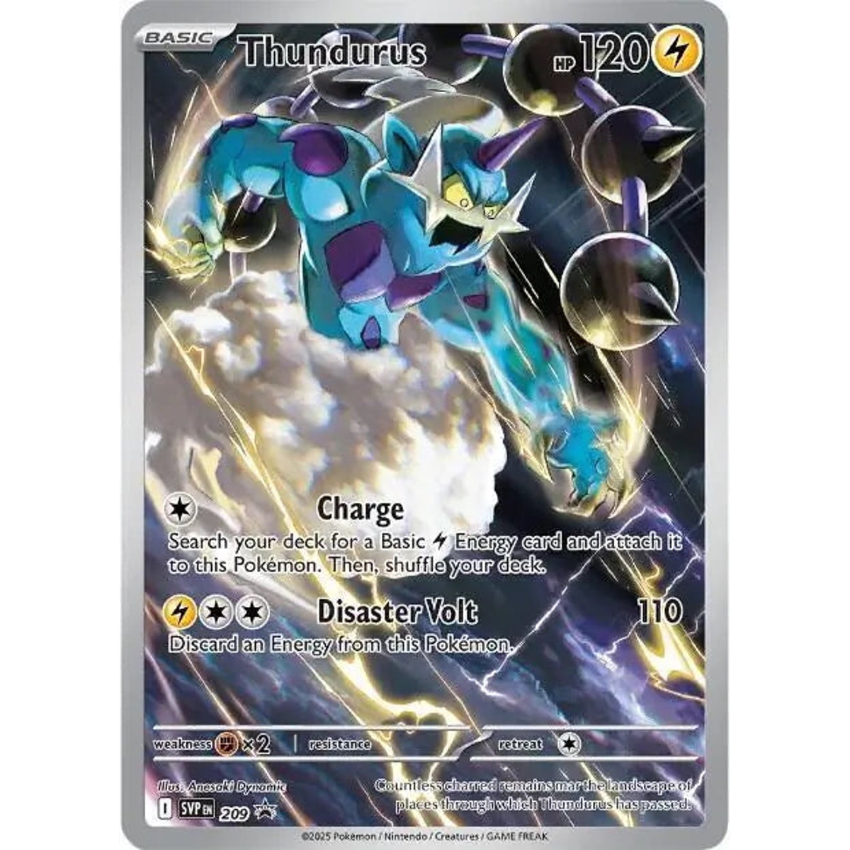 Thundurus 209 Scarlet & Violet Black Star Promo Pokémon card, Near Mint – Card Legends South Africa