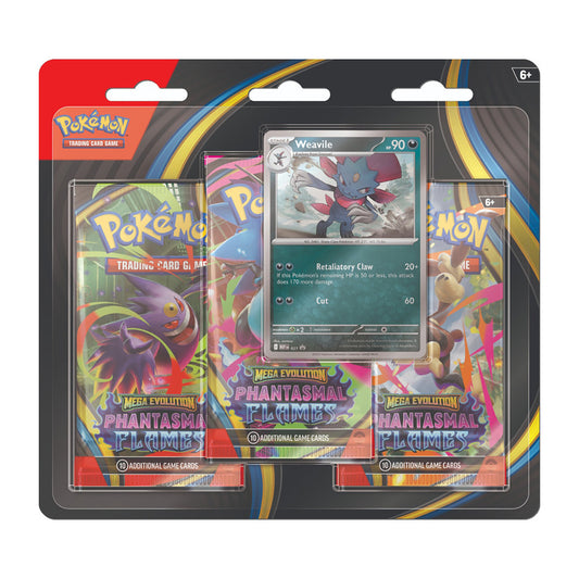 Phantasmal Flames - 3-Pack Blister (Weavile)