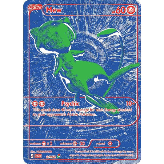 Mew B/RGB RGB Rare Pokémon card from 30th Celebration, Near Mint – Card Legends South Africa