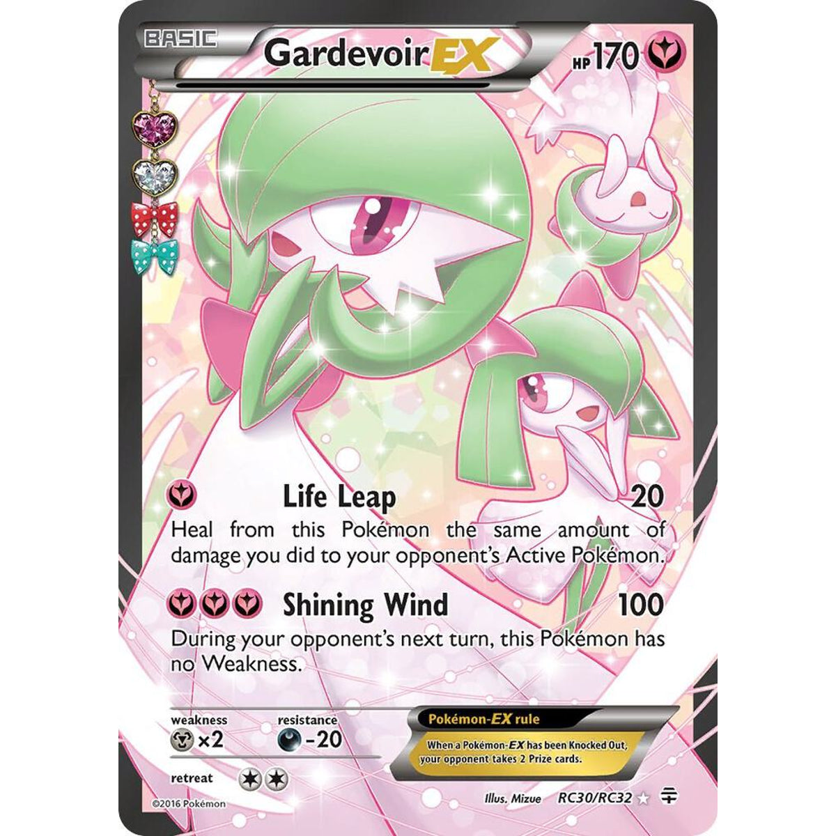 Gardevoir EX full art RC30/RC32 Pokémon card from Generations Radiant Collection, Near Mint – Card Legends