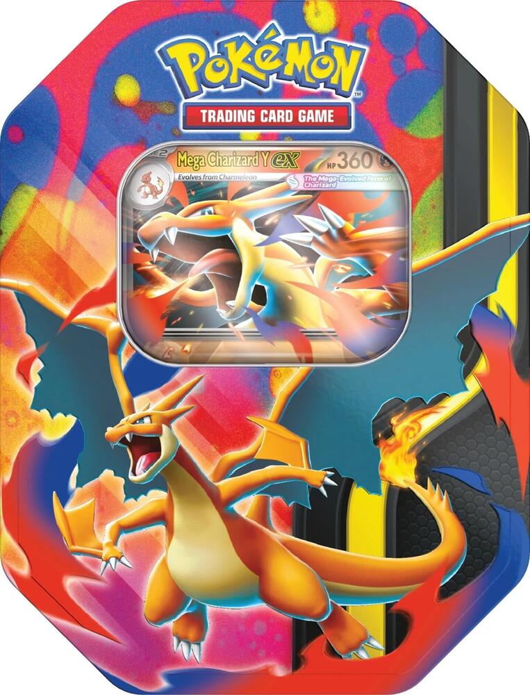 Rip & Ship! Mega Charizard Tin (Mega Charizard X and Y) (set of 2)
