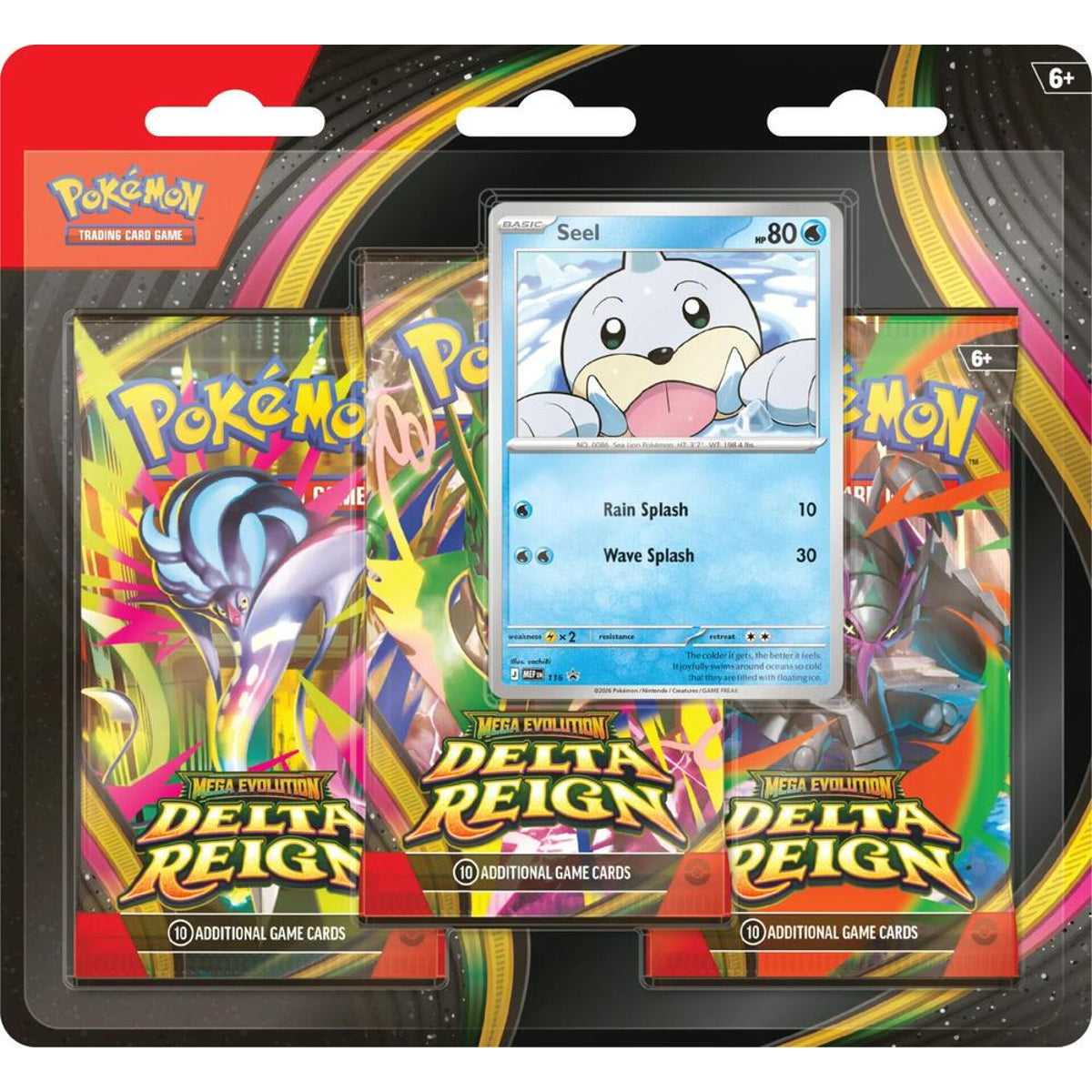 Pokémon TCG: Mega Evolution—Delta Reign 3-Pack Blister [Seel]
