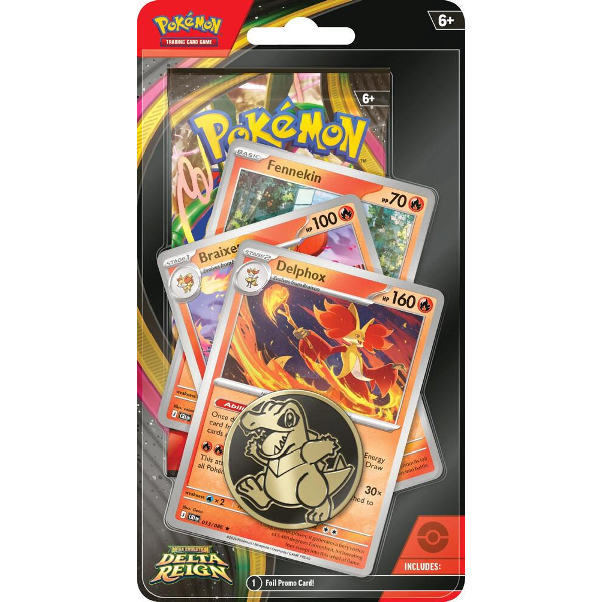 Pokémon TCG: Mega Evolution—Delta Reign Premium Checklane Blister [Delphox Line]