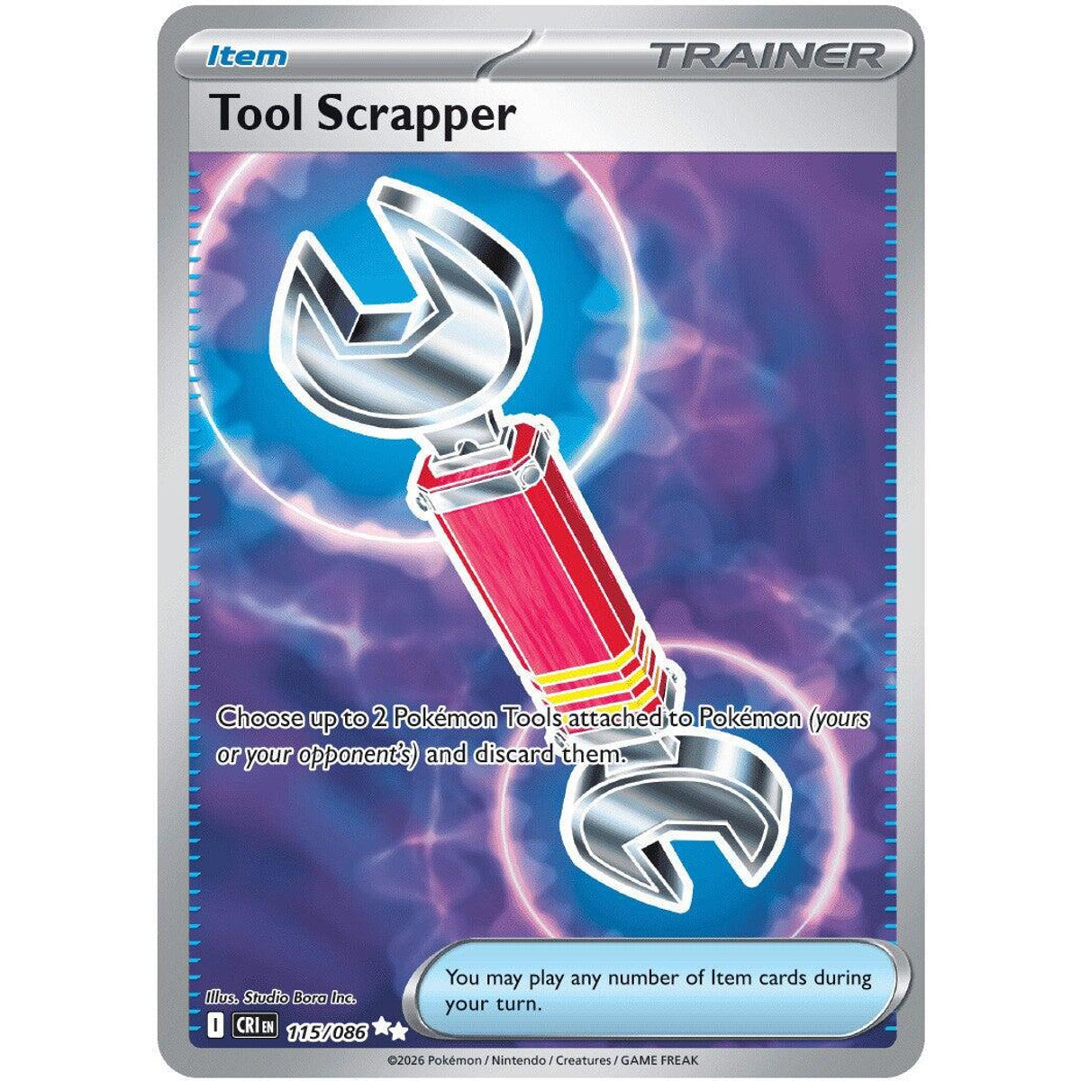Tool Scrapper 115/086 full art Pokémon card from Chaos Rising, Near Mint – Card Legends South Africa